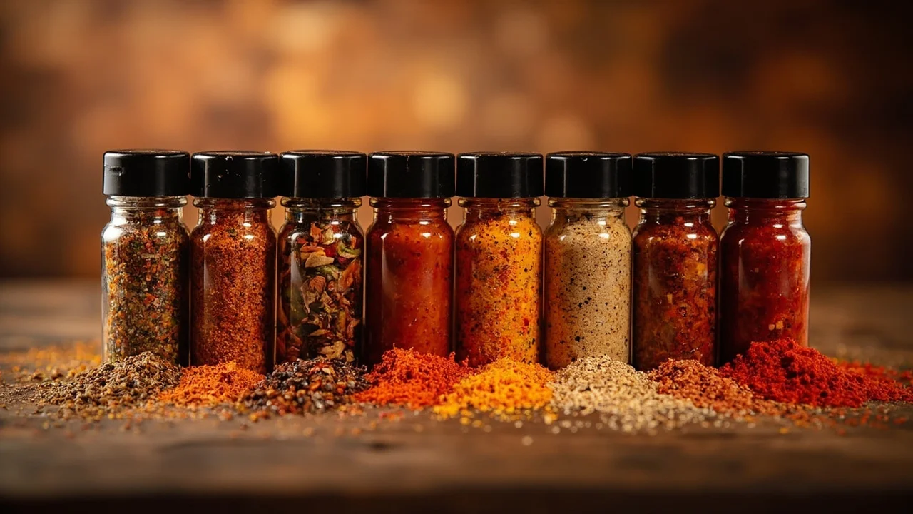 Scène des sauces assaisonnées composées