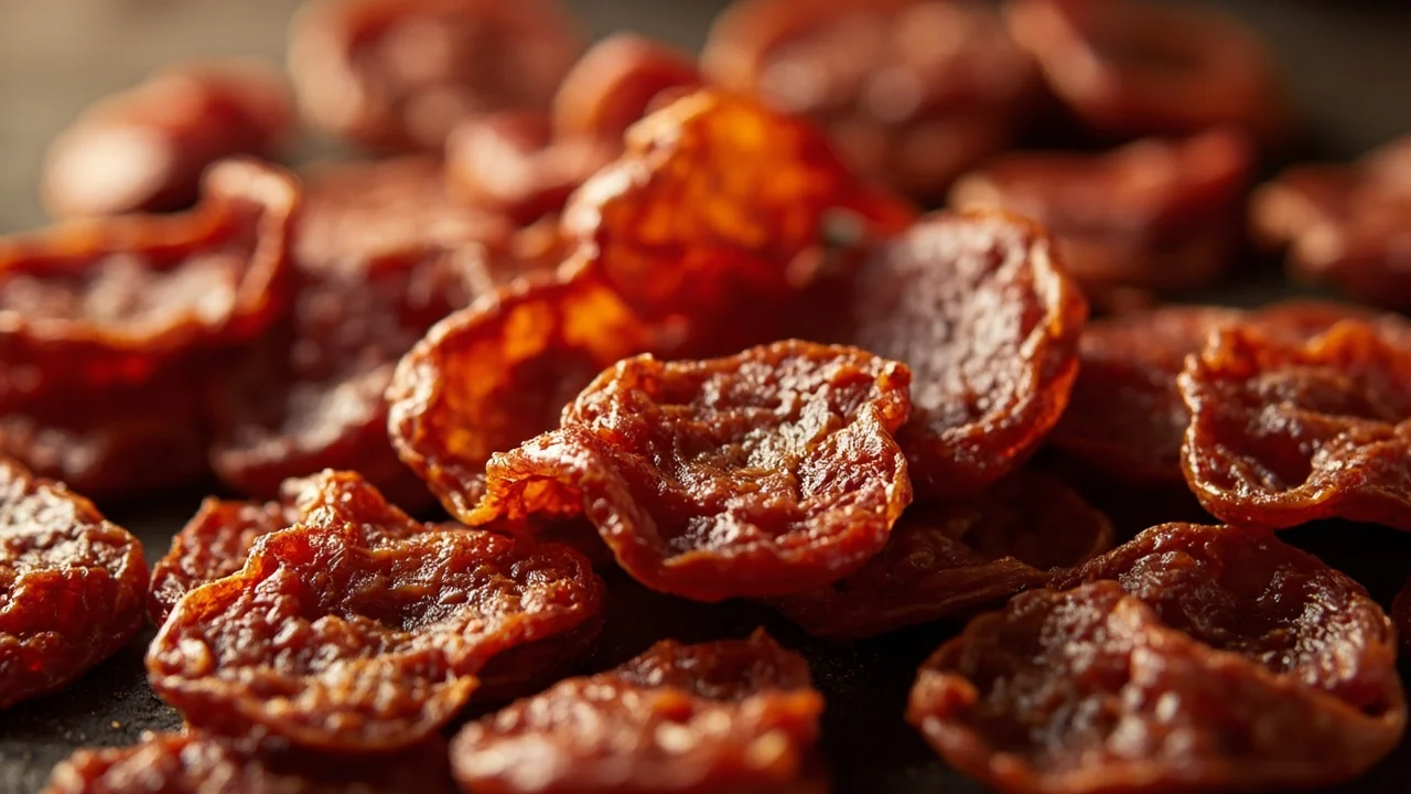 Scène du guide des snacks à base de viande séchée