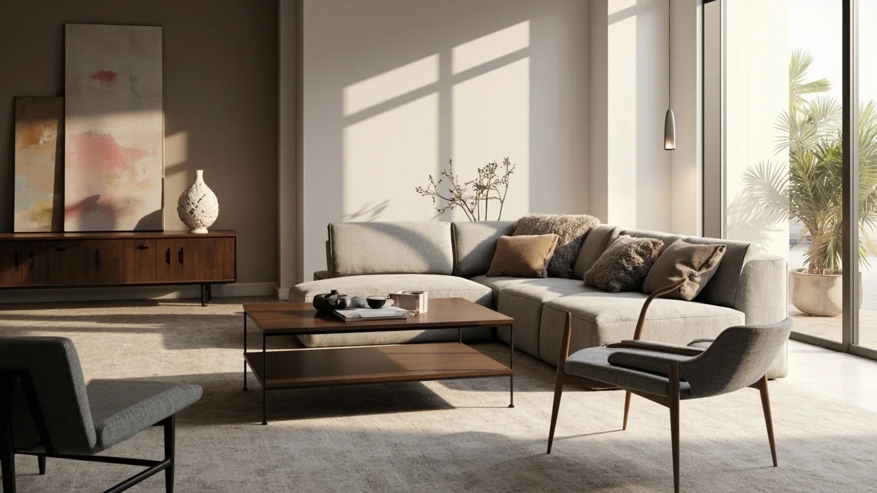 Infographique de l'industrie du mobilier de salon