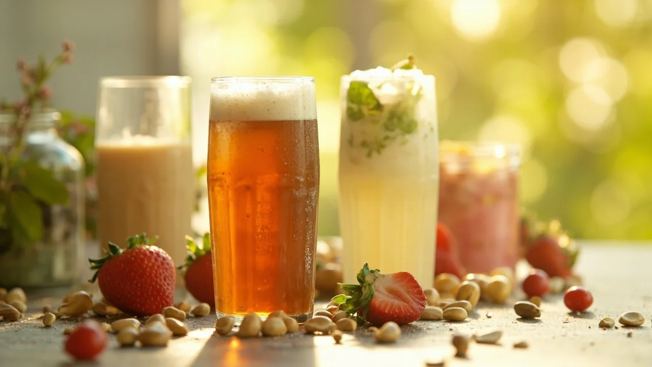 Infographie de l'industrie des boissons et mélanges