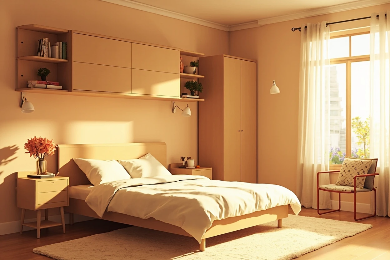 Le marché des meubles de chambre muraux devrait connaître une croissance annuelle de 12 % alors que les logements urbains se réduisent à moins de 400 pieds carrés.